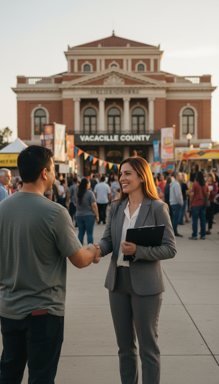 Manuel Wilhite at Solano County community event