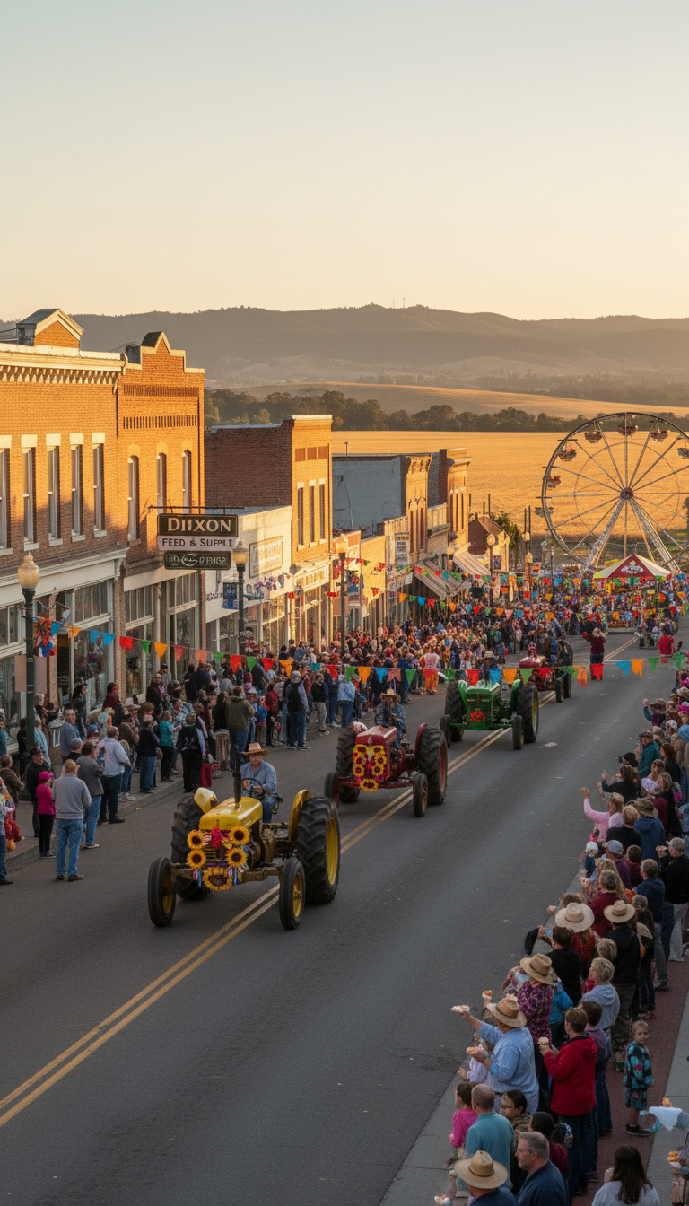 Dixon California agricultural landscape