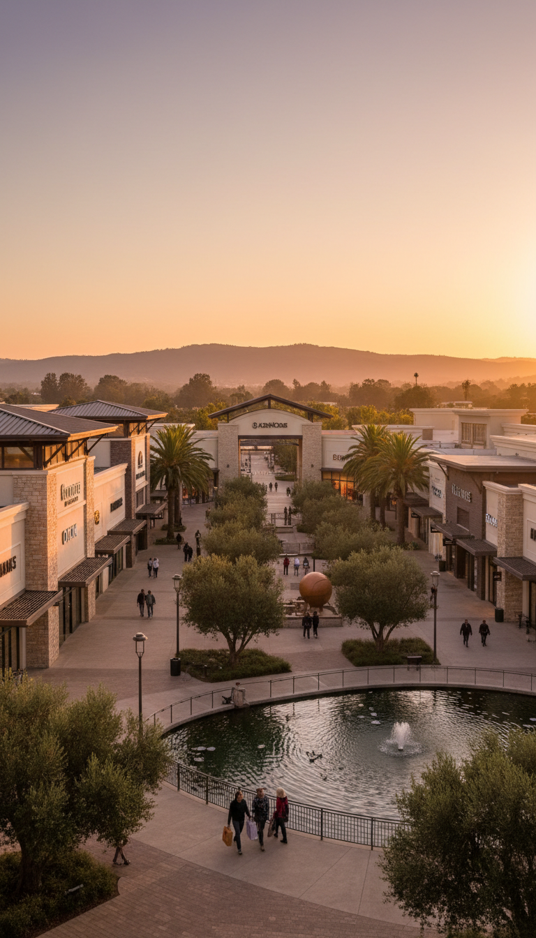 Vacaville California downtown area